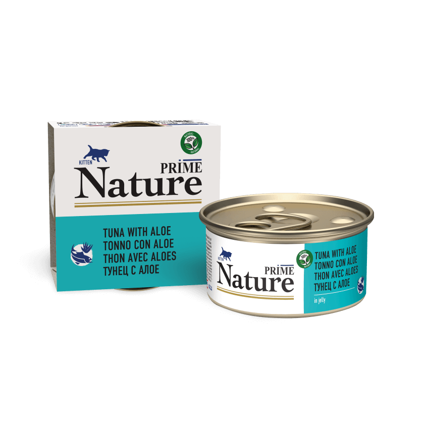 Влажный корм для котят тунец с алоэ Prime Nature