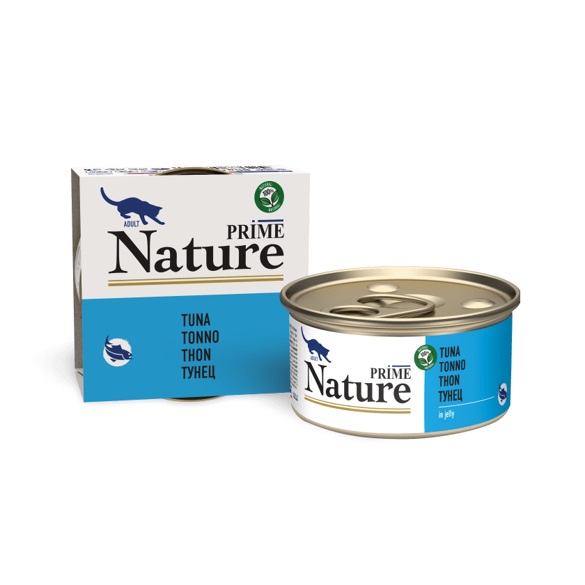 Консервы для взрослых кошек тунец Prime Nature